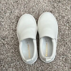 Freshly Picked White Kids Slip-On Sneakers